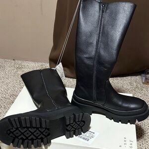 A New Day Women's Over the Knee Black Boots